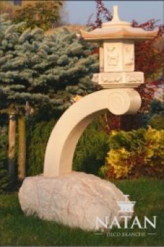 Lampe Außenleuchte Garten Terrassen Skulptur Beleuchtung Figur Leuchte Stein Neu